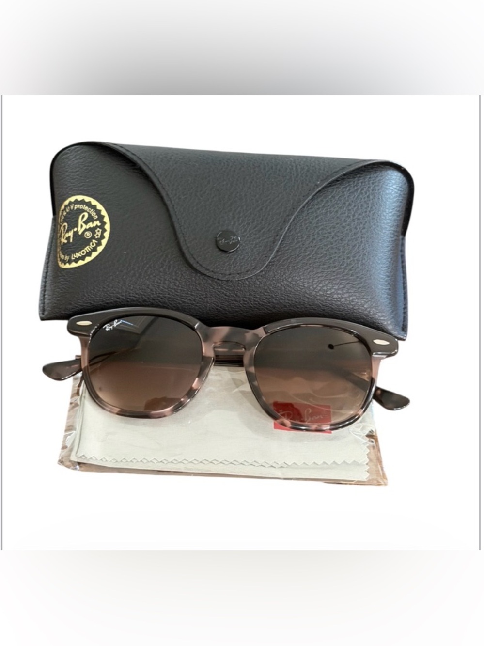 Ray-Ban 5398F Hawkeye  Sunglasses with Black Case-Like New